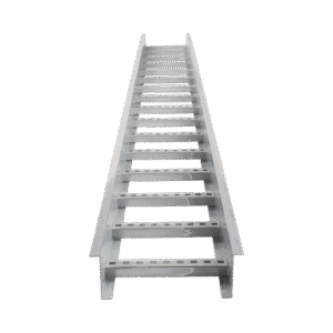 Escalera de Aluminio Portacables / Perfil Z / Peralte 3 1/4" /Paso 9" / Ancho 6" / 3.66 metros / Capacidad Máx. 137 Cables / Incluye Cople Union y Tornillería