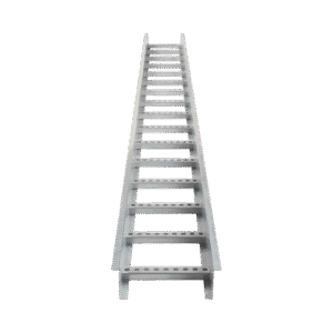 Escalera de Aluminio Portacables / Perfil Z / Peralte 3 1/4" /Paso 9" / Ancho 9" / 3.66 metros / Capacidad Máx. 205 Cables / Incluye Cople Union y Tornillería
