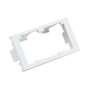 Inserto Plano de 1/3, Espacio para Dos Módulos Mini-Com®, Color Blanco Mate Inserto Plano de 1/3, Espacio para Dos Módulos Mini-Com®, Color Blanco Mate