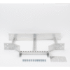 Derivación "T" Horizontal de Aluminio Perfil Z / Peralte 3 1/4" / Ancho 12"/ Radio 8" / Incluye Tornillería (CHTHEZ314R8X12AK)