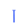Cincho de contacto color azul, 210 x 16mm (20pzs) (4400-02005)