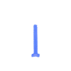 Cincho de contacto color azul, 210 x 16mm (20pzs) (4400-02005)