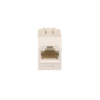 Conector Jack RJ45 Estilo TG, Mini-Com, Categoría 6, de 8 posiciones y 8 cables, Color Blanco Ártico Conector Jack RJ45 Estilo TG, Mini-Com, Categoría 6, de 8 posiciones y 8 cables, Color Blanco Ártico