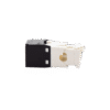 Conector Jack RJ45 Estilo TG, Mini-Com, Categoría 6, de 8 posiciones y 8 cables, Color Negro