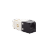 Conector Jack RJ45 Estilo TG, Mini-Com, Categoría 6, de 8 posiciones y 8 cables, Color Negro