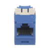 Conector Jack RJ45 Estilo TG, Mini-Com, Categoría 6A, de 8 posiciones y 8 cables, Color Azul