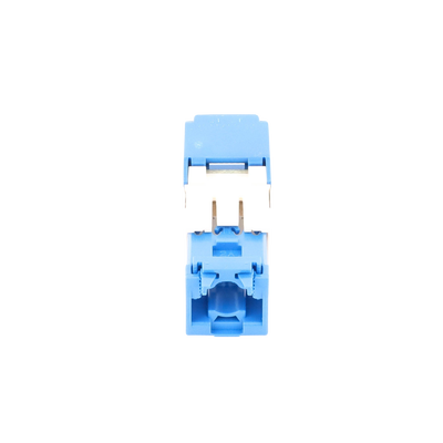 Conector Jack RJ45 Estilo TG, Mini-Com, Categoría 6A, de 8 posiciones y 8 cables, Color Azul