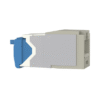 Conector Jack RJ45 Estilo TG, Mini-Com, Categoría 6A, de 8 posiciones y 8 cables, Color Gris