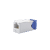 Conector Jack RJ45 Estilo TG, Mini-Com, Categoría 6A, de 8 posiciones y 8 cables, Color Blanco