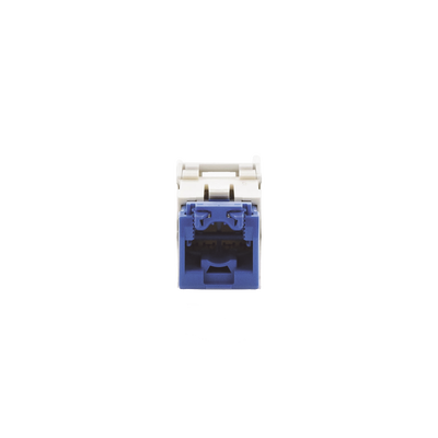 Conector Jack RJ45 Estilo TG, Mini-Com, Categoría 6A, de 8 posiciones y 8 cables, Color Blanco