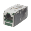 Conector Jack RJ45 Blindado, Estilo TG, Mini-Com, Categoría 6A, de 8 posiciones y 8 cables, Color Verde