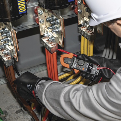 Amperímetro Digital de Gancho, Rango Automático de 400 A CA/CD. (MIDE CORRIENTE DIRECTA) Amperímetro Digital de Gancho, Rango Automático de 400 A CA/CD. (MIDE CORRIENTE DIRECTA)