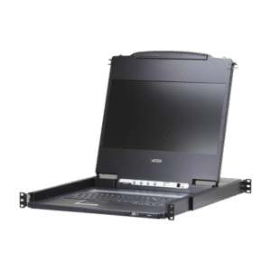 Consola LCD | HDMI, VGA, DVI, USB | Single Rail | Pantalla 17.3" | 1U de altura Consola LCD | HDMI, VGA, DVI, USB | Single Rail | Pantalla 17.3" | 1U de altura