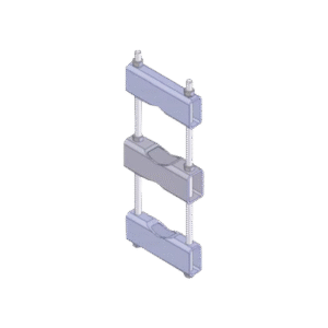 Herraje Sencillo de Montaje para Antena o Mástil con diámetros de 5 pulg. (8.89-14.13 cm.). Herraje Sencillo de Montaje para Antena o Mástil con diámetros de 5 pulg. (8.89-14.13 cm.).