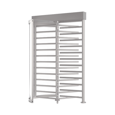 Torniquete de cuerpo completo, bidireccional acabado en acrílico y acero inoxidable