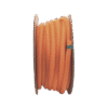 Tubo Corrugado Abierto para Protección de Cables, 1in (25.4 mm) de Diámetro, 30.5 m de Largo, Color Naranja