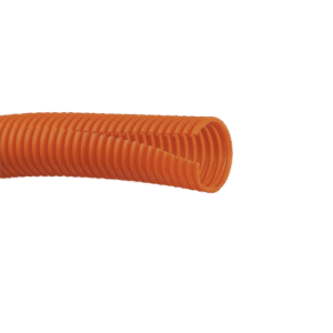 Tubo Corrugado Abierto para Protección de Cables, .50 (12.7 mm) de Diámetro, 30.5 m de Largo, Color Naranja Tubo Corrugado Abierto para Protección de Cables, .50 (12.7 mm) de Diámetro, 30.5 m de Largo, Color Naranja