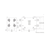 Combinador Hibrido 4x4 617-5925 MHz 100W -161dBc 4.3-10 IP67