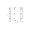 Combinador hibrido 3x3 694-2700MHz 150W -161dBc tipo N IP64