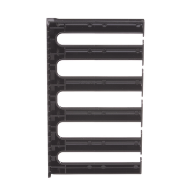 Dedos Administradores con Control de Radio de Curvatura, 5 in de Profundidad, 5 UR, Color Negro