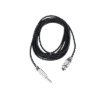 Cable de Audio | XLR 3 Polos Hembra a Plug 1/4 in mono | Conector Seetronic Serie M SCMF3 - MP2X | Longitud 3m
