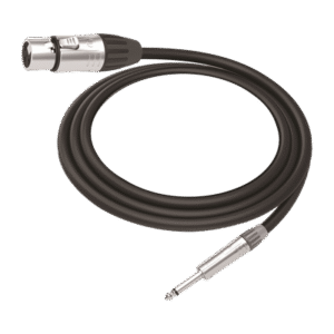 Cable de Audio | XLR 3 Polos Hembra a Plug 1/4 in mono | Conector Seetronic Serie M SCMF3 - MP2X | Longitud 3m