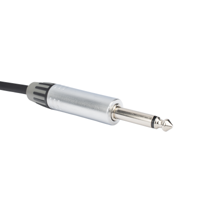 Cable de Audio | Plug 1/4 in a Plug 1/4 in Stereo | Carcasa Cromada | Conectores Seetronic | Longitud 5m