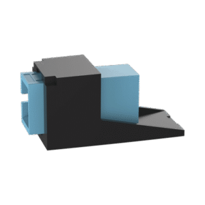 Módulo Acoplador SC Simplex, para Fibra Óptica Multimodo OM3/OM4, Tipo Mini-Com, Color Aqua Módulo Acoplador SC Simplex, para Fibra Óptica Multimodo OM3/OM4, Tipo Mini-Com, Color Aqua