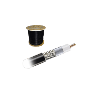 Cable coaxial CNT-195-FR con malla de cobre estañada, 50 Ohms