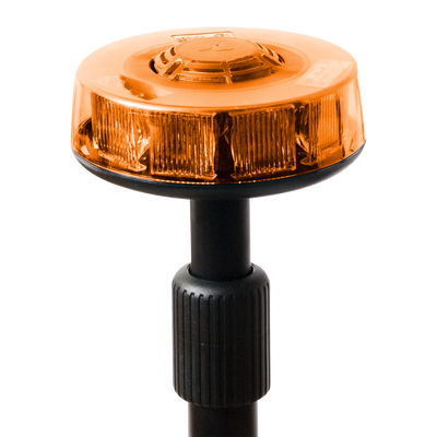 Luz telescópica trasera ámbar con mástil de 3 secciones, 15 LEDs en tecnología SOLARIS Luz telescópica trasera ámbar con mástil de 3 secciones, 15 LEDs en tecnología SOLARIS