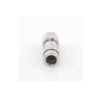 Conector N Macho de Compresion, en linea para LMR-400, CNT-400, RG-8/U, RF-400, Plata/Oro/Teflón.