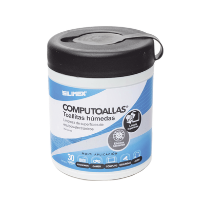 Toallas húmedas antibacteriales, para limpieza de gabinetes, equipos de cómputo, audio, vídeo y telefonía, 30 piezas Toallas húmedas antibacteriales, para limpieza de gabinetes, equipos de cómputo, audio, vídeo y telefonía, 30 piezas