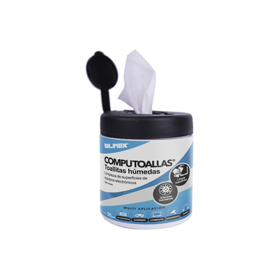 Toallas húmedas antibacteriales, para limpieza de gabinetes, equipos de cómputo, audio, vídeo y telefonía, 30 piezas Toallas húmedas antibacteriales, para limpieza de gabinetes, equipos de cómputo, audio, vídeo y telefonía, 30 piezas