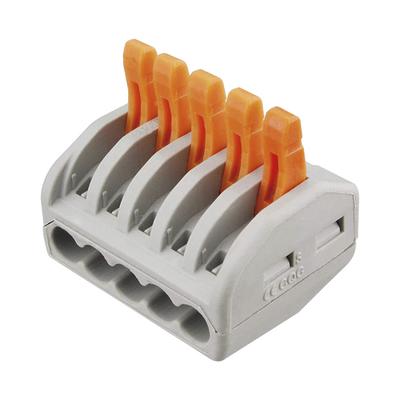 Conector Compacto para 1 Cable de Entrada 4 Cables de Salida / Cables Compatibles 12AWG-28AWG