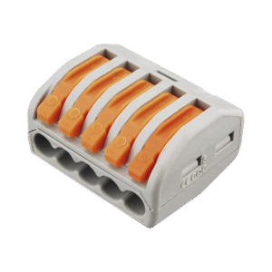 Conector Compacto para 1 Cable de Entrada 4 Cables de Salida / Cables Compatibles 12AWG-28AWG Conector Compacto para 1 Cable de Entrada 4 Cables de Salida / Cables Compatibles 12AWG-28AWG