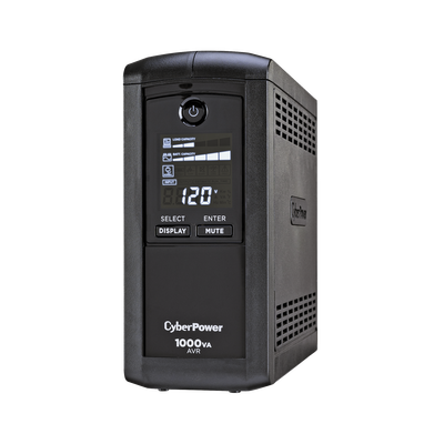 UPS de 1000 VA/600 W, Topología Línea Interactiva, Entrada 120 Vca NEMA 5-15P, Tipo Mini Torre, Con 9 Tomas NEMA 5-15R