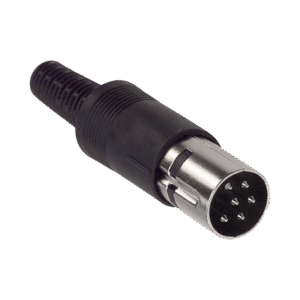 Conector Mini-DIN, Plug Circular de 6 Posiciones, Pin Machos, para Cable. Conector Mini-DIN, Plug Circular de 6 Posiciones, Pin Machos, para Cable.