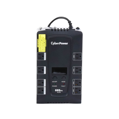 UPS de 685 VA/390 W, Topología Línea Interactiva, Entrada 120 Vca NEMA 5-15P, Tipo Gabinete Compacto, Con 8 Tomas NEMA 5-15R UPS de 685 VA/390 W, Topología Línea Interactiva, Entrada 120 Vca NEMA 5-15P, Tipo Gabinete Compacto, Con 8 Tomas NEMA 5-15R