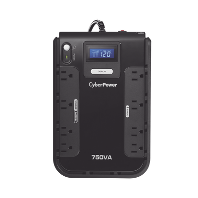 UPS de 750 VA/420 W, Topología Standby, Entrada 120 Vca NEMA 5-15P, Tipo Gabinete Compacto, Con 8 Tomas NEMA 5-15R UPS de 750 VA/420 W, Topología Standby, Entrada 120 Vca NEMA 5-15P, Tipo Gabinete Compacto, Con 8 Tomas NEMA 5-15R