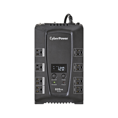 UPS de 825 VA/450 W, Topología Línea Interactiva, Entrada 120 Vca NEMA 5-15P, Tipo Gabinete Compacto, Con 8 Tomas NEMA 5-15R UPS de 825 VA/450 W, Topología Línea Interactiva, Entrada 120 Vca NEMA 5-15P, Tipo Gabinete Compacto, Con 8 Tomas NEMA 5-15R