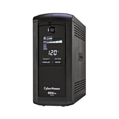 UPS de 850 VA/510 W, Topología Línea Interactiva, Entrada 120 Vca NEMA 5-15P, Tipo Mini Torre, Con 9 Tomas NEMA 5-15R UPS de 850 VA/510 W, Topología Línea Interactiva, Entrada 120 Vca NEMA 5-15P, Tipo Mini Torre, Con 9 Tomas NEMA 5-15R