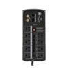 UPS de 850 VA/510 W, Topología Línea Interactiva, Entrada 120 Vca NEMA 5-15P, Tipo Mini Torre, Con 9 Tomas NEMA 5-15R UPS de 850 VA/510 W, Topología Línea Interactiva, Entrada 120 Vca NEMA 5-15P, Tipo Mini Torre, Con 9 Tomas NEMA 5-15R