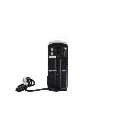 UPS de 850 VA/510 W, Topología Línea Interactiva, Entrada 120 Vca NEMA 5-15P, Onda Senoidal Pura, Tipo Torre, Con 10 Tomas NEMA 5-15R UPS de 850 VA/510 W, Topología Línea Interactiva, Entrada 120 Vca NEMA 5-15P, Onda Senoidal Pura, Tipo Torre, Con 10 Tomas NEMA 5-15R