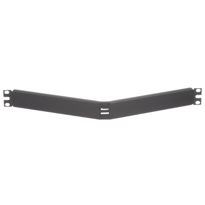 Tapa Ciega Para Rack Estándar de 19in, Angulado, de Acero, 1UR, Color Negro