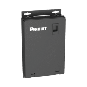 Punto de Consolidación de 12 Puertos Mini-Com, Instalación en Piso, Pared o Techo, Fabricado en Acero, Color Negro