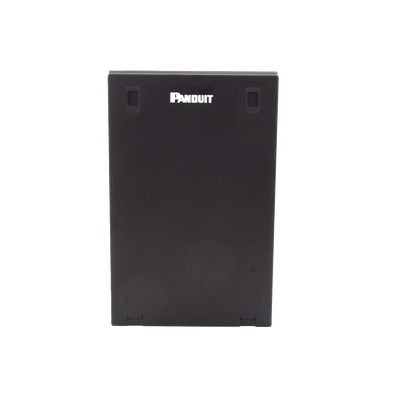 Punto de Consolidación Para 24 Puertos, Con Espacio para 1 UR , Instalación en Piso, Pared o Techo, Fabricado en Acero, Color Negro