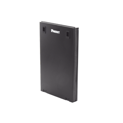 Punto de Consolidación Para 24 Puertos, Con Espacio para 1 UR , Instalación en Piso, Pared o Techo, Fabricado en Acero, Color Negro