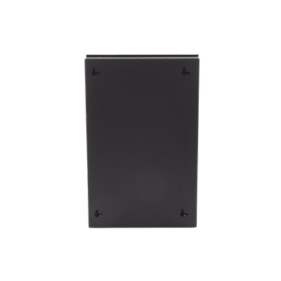 Punto de Consolidación Para 24 Puertos, Con Espacio para 1 UR , Instalación en Piso, Pared o Techo, Fabricado en Acero, Color Negro