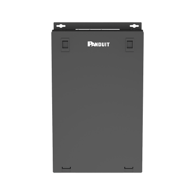 Punto de Consolidación Para 48 Puertos, Con Espacio para 2 UR , Instalación en Piso, Pared o Techo, Fabricado en Acero, Color Negro