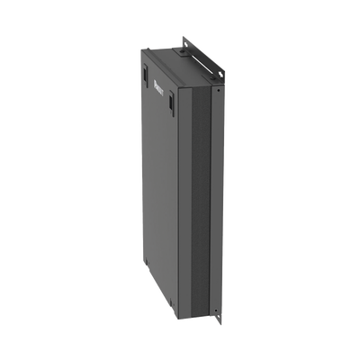 Punto de Consolidación Para 48 Puertos, Con Espacio para 2 UR , Instalación en Piso, Pared o Techo, Fabricado en Acero, Color Negro